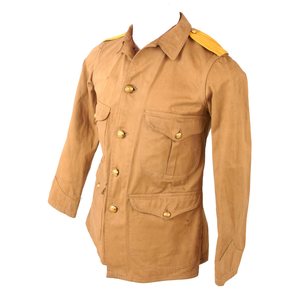 Original U.S. Spanish American War M1898 Tropical Coat with Cavalry Shoulder Boards - Excellent Original Items