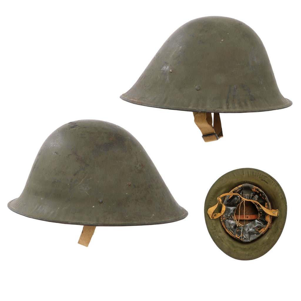 Original U.S. WWI Rare 1918 Experimental "Liberty Bell" Helmet with M1917 Style Liner & Canvas Chinstrap Original Items