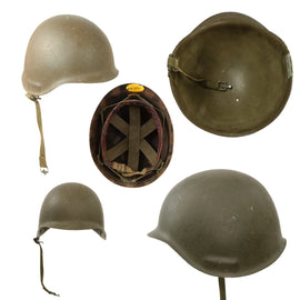 Original U.S. 1950s Era Rare Experimental X-51 “Universal Helmet” Shell With Incorrect M1 Liner - Missing Left Side Chinstrap & Bale