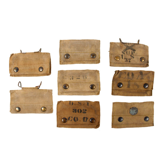 Original U.S. WWI Unit-Marked M1910 First Aid Dressing Pouch Original Items