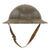 Original U.S. WWII Complete M1917A1 Kelly Helmet with Textured Paint - Stamped with Company Logo from WWII Period