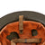 Original U.S. WWII Complete M1917A1 Kelly Helmet with Textured Paint - Stamped with Company Logo from WWII Period