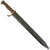 Original German WWI M1898/05 a/A Butcher Sawback Bayonet with "High Horns" by P.D. Lüneschloss Solingen with Scabbard - 1913 Dated Original Items