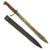 Original German WWI M1898/05 A/a Butcher Sawback Bayonet with "High Horns" by Erfurt with Scabbard - Dated 1914 Original Items