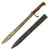Original German WWI M1898/05 A/a Butcher Sawback Bayonet with "High Horns" by Erfurt with Scabbard - Dated 1914 Original Items