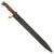 Original German WWI M1898/05 A/a Butcher Sawback Bayonet with "High Horns" by Erfurt with Scabbard - Dated 1914 Original Items