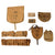 Original U.S. Pre-WWI & WWI Unit-Marked Field Gear Lot - Service-Worn Early Eagle Snap Equipment - Eight Pieces Total Original Items
