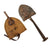 Original U.S. WWI M1912 Experimental Entrenching Shovel with Picket Pin and Unit-Marked Carrier Original Items