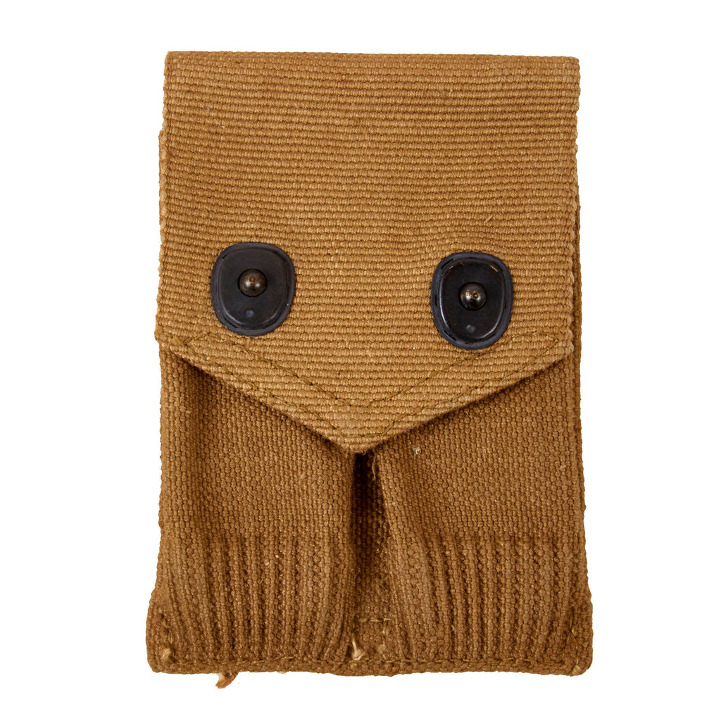 Original U.S. WWI M1911 Pistol Magazine Pouch - NOS - Pointed Flap Type Original Items