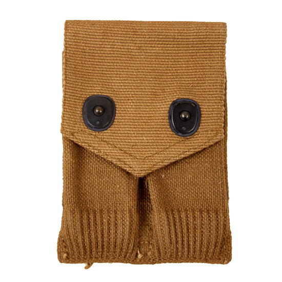 Original U.S. WWI M1911 Pistol Magazine Pouch - NOS - Pointed Flap Type Original Items