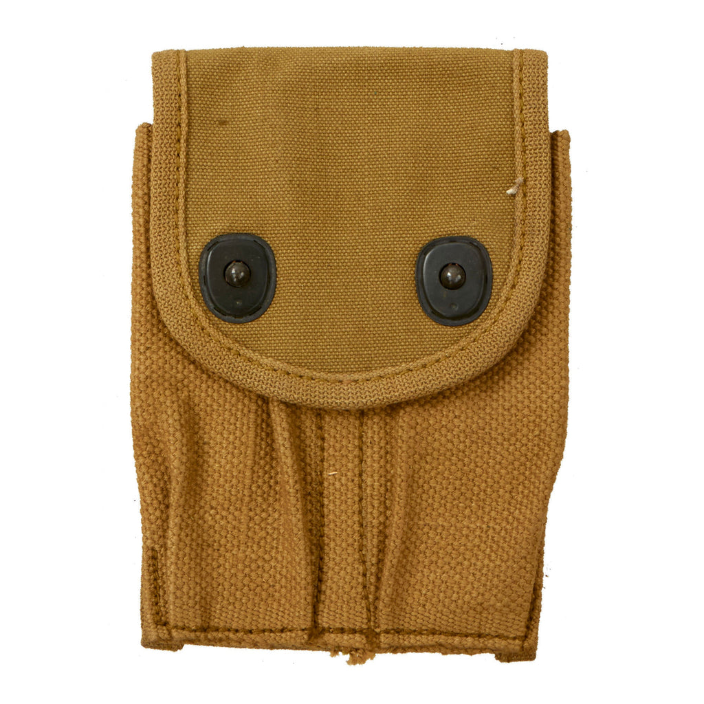 Original U.S. WWI M1911 Pistol Magazine Pouch - NOS - Rounded Flap Type Original Items