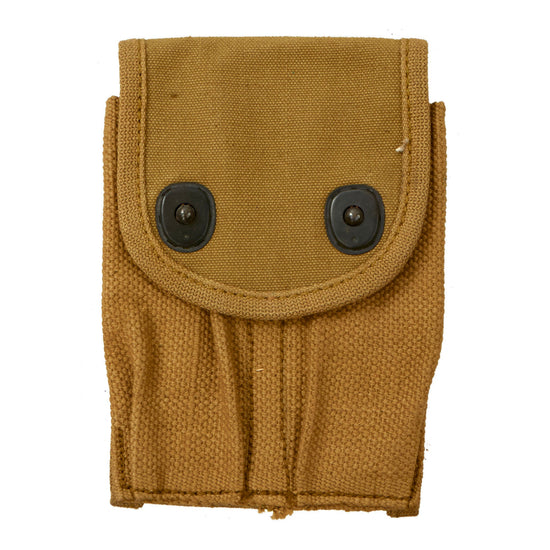 Original U.S. WWI M1911 Pistol Magazine Pouch - NOS - Rounded Flap Type Original Items