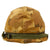 Original U.S. Vietnam War USMC M1 Helmet With Mitchell Pattern Camouflage Helmet Cover, M-151 "Mutt" Inner Tube Band and Liner Original Items
