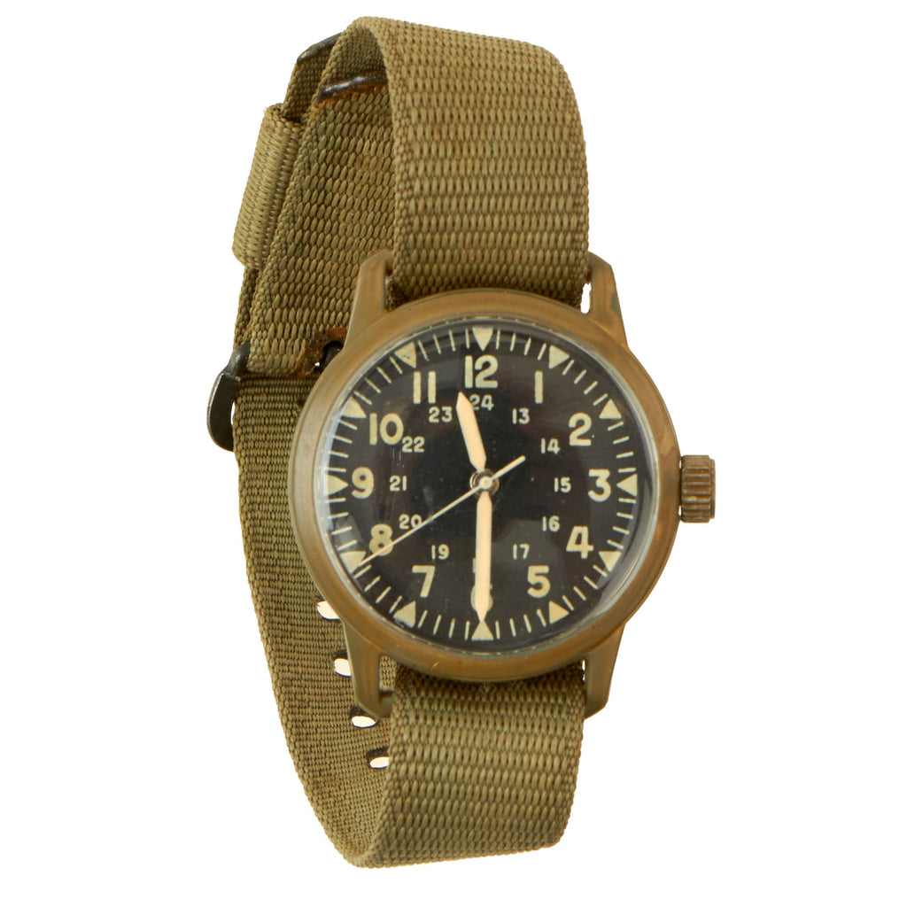 Original U.S. Vietnam War Functional General Purpose Wristwatch by Westclox - Dated December 1972 Original Items