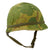 Original U.S. Vietnam War M1 Helmet with 1970-Dated Camouflage Cover and Liner Original Items