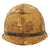 Original U.S. Vietnam War M1 Helmet with Mitchell Camouflage Cover and Drill-Instructor Marked Liner Original Items