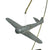 Original U.S. WWII Aerial Gunner’s Optical Sight Type N-6A in Custom-Built Functional Display with Miniature Target Plane Original Items
