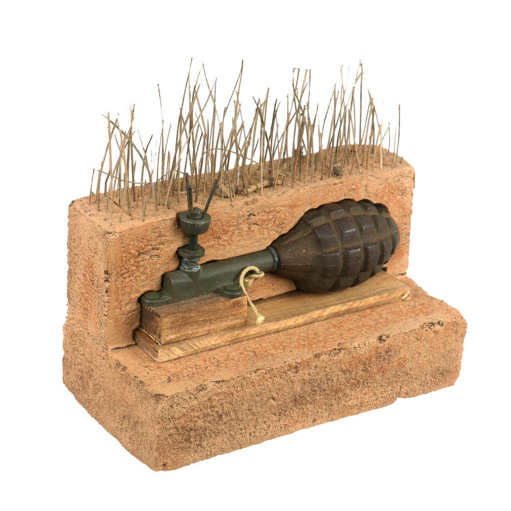 Original U.S. WWII Mk. II Grenade Booby Trap with M1 Booby Trap Pressu ...