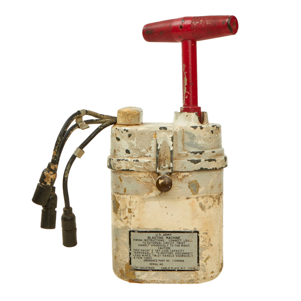 Original U.S. WWII US Army “10 Cap” Blasting Machine For Manual Firing of Tank Main Gun in Case of Mechanical Misfires Original Items