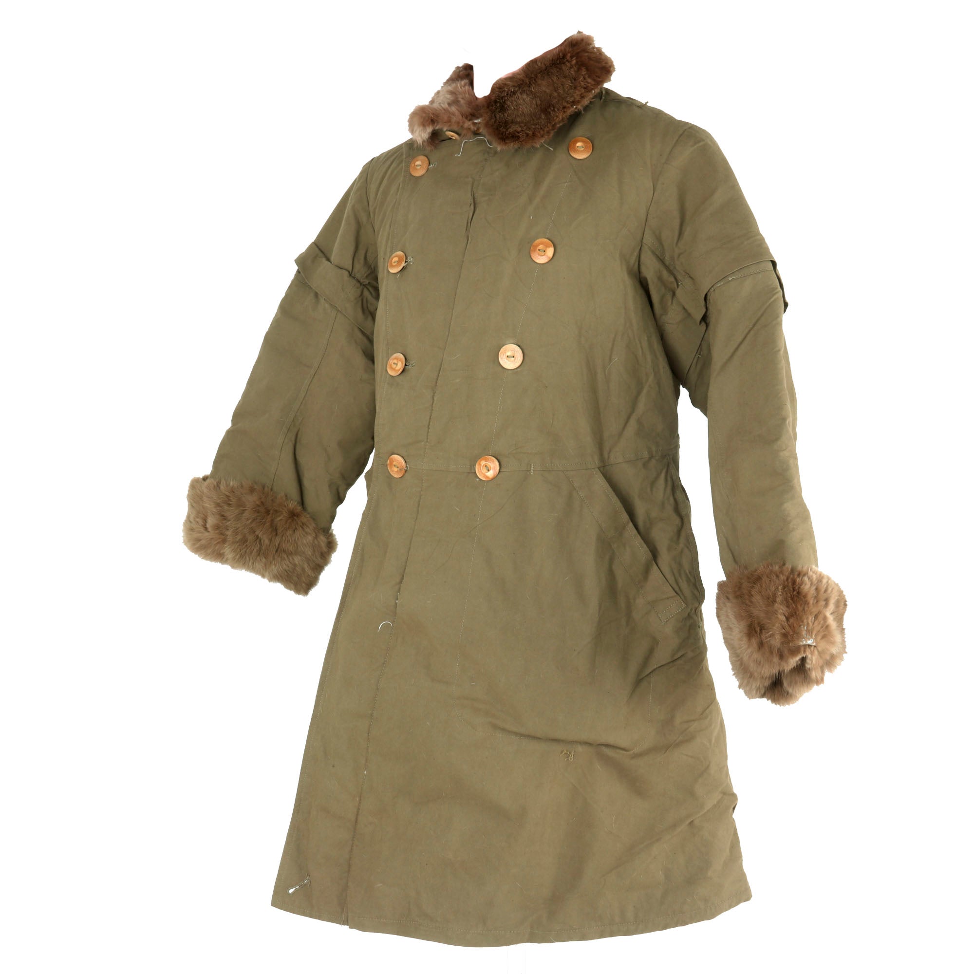 ジャケット・アウター 1940s Japanese Vintage Military Coat WWII Japanese Army Winter Quilted Lined Coat sold at auction