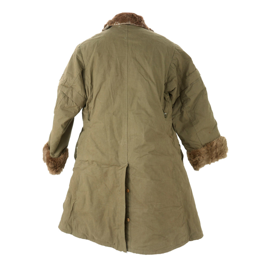 Original Imperial Japanese Army WWII Quilted Rabbit Fur Lined Winter P ...