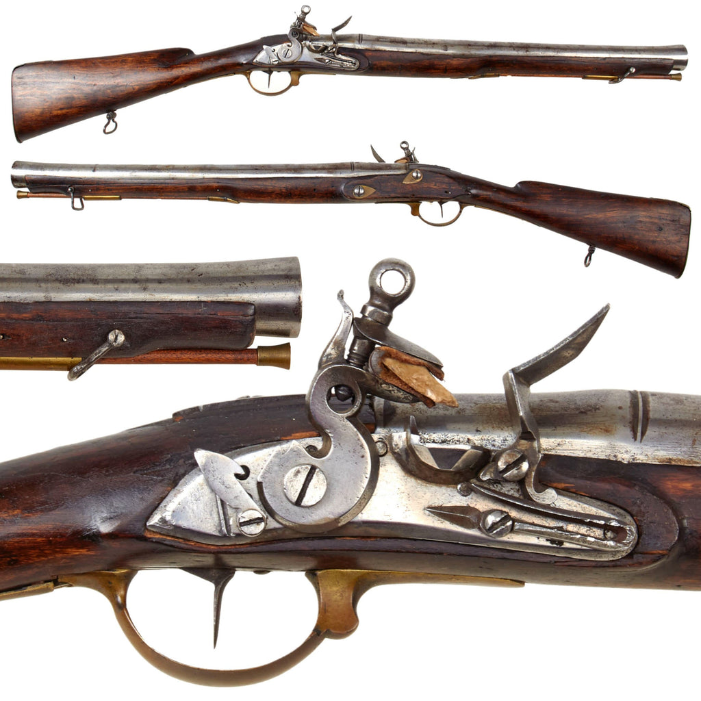 Original Danish / Norwegian Flintlock Military Blunderbuss with Safety Dog and Steel Barrel - Circa 1800 Original Items
