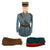 Original France WWI Named Aerial Observer Armée de l'Air French Air Service Commandant Officer’s Uniform Set With Tunic, Trousers, Sam Browne Belt and Kepi With Squadron Insignia - Escadrille 115 Original Items