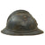Original French WWI Issue Model 1915 Adrian Helmet Shell in Horizon Blue with Infantry RF Badge Original Items