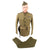 Original U.S. WWI Lieutenant Pilot’s Paris-Made Uniform Grouping with Rare Dallas Type Pilot’s Wings - Italian War Merit Cross Recipient Original Items