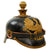 Original German WWI Prussian M1895 Artillery Pickelhaube Helmet Dated 1916 with Unit Markings - 69th Infantry Regiment - Kugelhelm Original Items