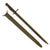 Original U.S. WWI M1917 Enfield Rifle & Trench Gun Bayonet by Remington with Scabbard - Dated 1917 Original Items