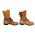 Original U.S. WWII M1943 Double Buckle Combat Service Boots - Matched Size 8 - Dated 1945 Original Items