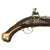 Original 19th Century Ottoman .61 Caliber Short Flintlock Holster Pistol with Engraved Brass Butt Cap