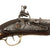 Original 19th Century Ottoman .61 Caliber Short Flintlock Holster Pistol with Engraved Brass Butt Cap