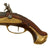 Original European Continental Matched Pair of Brass Mounted Flintlock Vest Pistols - Circa 1800 Original Items