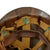Original U.S. WWII Four Panel Medic M1 Helmet Liner by Westinghouse Wartime Repainted for a Captain - Laundry Number Marked Original Items