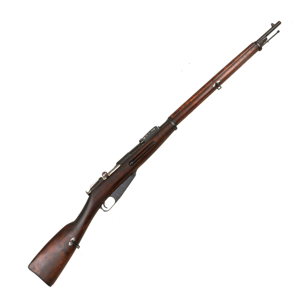 Original Antique Finnish Captured Mosin-Nagant M/91 Infantry Rifle by Izhevsk Arsenal Serial 163092 - dated 1897 Original Items