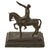Original Italian WWII Benito Mussolini on Horseback Bronze Sculpture Statue on Black Marble Base - Equestrian Original Items