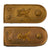 Original Italian WWII M.V.S.N. Membership Gilt Shoulder Boards with Velvet Backing Original Items