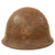 Original Japanese WWII Battle-Damaged Type 90 Army Helmet with Relic Liner - Tetsubo Original Items