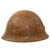 Original Japanese WWII Battle-Damaged Type 90 Army Helmet with Relic Liner - Tetsubo Original Items