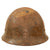 Original Japanese WWII Battle-Damaged Type 90 Army Helmet with Relic Liner - Tetsubo Original Items