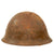 Original Japanese WWII Battle-Damaged Type 90 Army Helmet with Relic Liner - Tetsubo Original Items