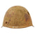 Original Soviet WWII M36 SSh-36 "Gladiator" Relic Helmet & Battle-Damaged SSh-40 Helmet Shell - Lot of Two Original Items
