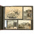 Original Imperial Japanese WWII Army Photo Album with Great Shots of Good Luck Flags & Mortar Photo - 80 Photographs Total Original Items