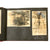 Original Imperial Japanese WWII Army Photo Album with Great Shots of Good Luck Flags & Mortar Photo - 80 Photographs Total Original Items
