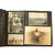 Original Imperial Japanese WWII Army Photo Album with Great Shots of Good Luck Flags & Mortar Photo - 80 Photographs Total Original Items