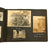 Original Imperial Japanese WWII Army Photo Album with Great Shots of Good Luck Flags & Mortar Photo - 80 Photographs Total Original Items