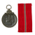 Original German WWII Eastern Front Medal with Named Award Document, Ribbon, Packet, and Stickpin - 368th Grenadier Regiment Original Items