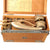 Original Japanese WWII Imperial Japanese Army Type 92 Field Telephone with Rare Rubberized Canvas Carrying Case & U.S. Intel Instruction Sheet - Dated 1945 Original Items